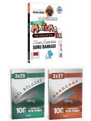 Anla Kazan + Yargı 2026 Temel Matematik Konu Anlatımlı Soru ve Paragraf Dil Bilgisi Deneme 3 lü Set