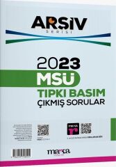 Marka Yayınları 2023 MSÜ Tıpkı Basım Çıkmış Sorular