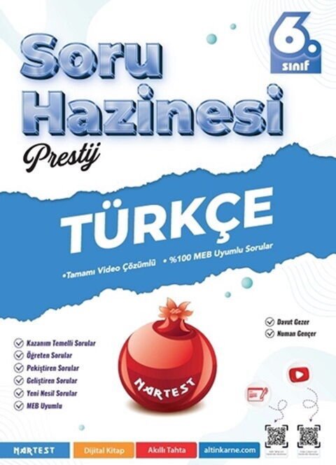 Nartest 6. Sınıf Türkçe Prestij Soru Hazinesi