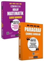 Pegem KPSS MEB-AGS ALES DGS Paragraf Çıkmış Sorular + Matematik Soru Bankası 2 li Set Pegem Akademi Yayınları