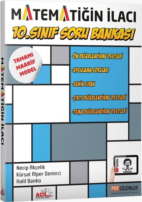 Acil Yayınları 10. Sınıf Matematiğin İlacı Soru Bankası