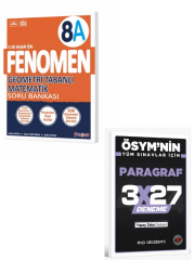 FENOMEN 2027 8 GEOMETRİ TABANLI MATEMATİK SORU BANKASI (A)+ EVP Akademi Paragraf