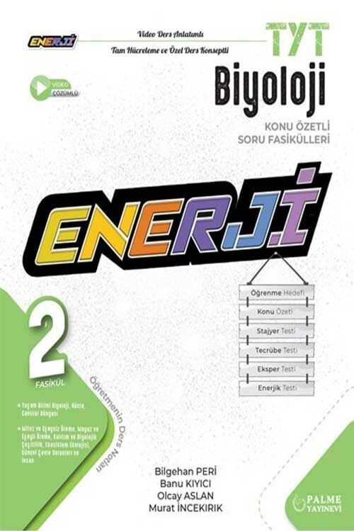 Enerji TYT Biyoloji 2 Konu Özetli Soru Fasikülleri Palme Yayınevi
