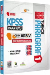 İnformal Yayınları 2026 KPSS Türkçenin Kara Kutusu Paragraf 1 Konu Konu ÖSYM Çıkmış Soru Bankası