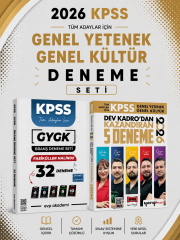 Yargı 2026 KPSS GKGY Kazandıran 5 Deneme & EVP Akademi KPSS Tüm Dersler 32 Deneme Seti