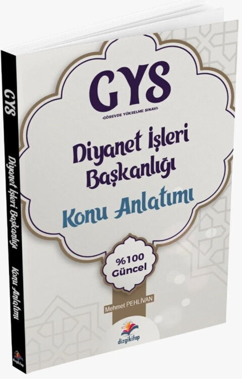 Dizgi Kitap Diyanet İşleri Başkanlığı GYS Mevzuat Konu Anlatımı