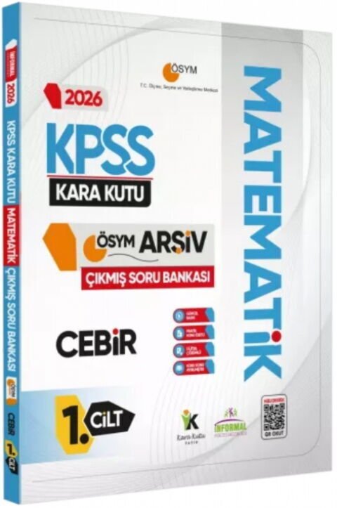İnformal Yayınları 2026 KPSS Matematik Kara Kutusu CEBİR ÖSYM Çıkmış Soru Bankası 1. Cilt