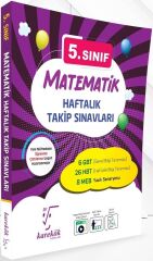 Karekök 5. Sınıf Matematik Haftalık Takip Sınavları Karekök Yayınları