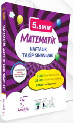 Karekök Yayınları 5. Sınıf Matematik Haftalık Takip Sınavları