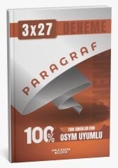Tüm Sınavlar İçin 3x27 Paragraf Deneme Anla Kazan Yayınları