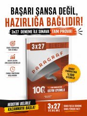 Tüm Sınavlar İçin 3x27 Paragraf Deneme Anla Kazan Yayınları