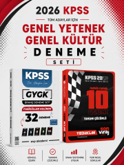 Yediiklim 2026 KPSS GKGY Son Viraj 10 Deneme & EVP Akademi KPSS Tüm Dersler 32 Deneme Seti