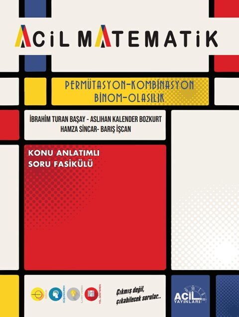 Acil Yayınları AYT Permütasyon Kombinasyon Binom Olasılık Konu Anlatımlı Soru Fasikülü