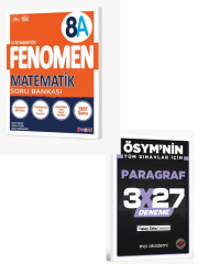 FENOMEN 2027  8 MATEMATİK SORU BANKASI (A)+ EVP Akademi Paragraf