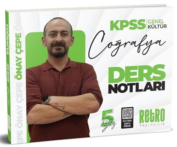 Retro 2026 KPSS Coğrafya 5Yüz Ders Notları - Önay Çepe Retro Yayıncılık
