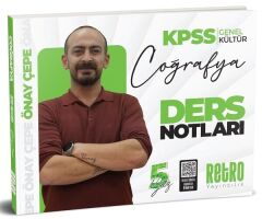 Retro 2026 KPSS Coğrafya 5Yüz Ders Notları - Önay Çepe Retro Yayıncılık