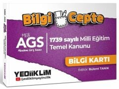 Yediiklim MEB-AGS 1739 Sayılı Milli Eğitim Temel Kanunu Bilgi Cepte Bilgi Kartı - Bülent Tanık Yediiklim Yayınları