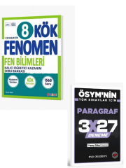 FENOMEN 2027 8 KÖK FEN BİLİMLERİ SORU BANKASI+ EVP Akademi Paragraf