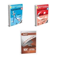 2027 Arı 8 Sınıf Defterim Matematik Matemito + İnkılap Tarihi ve Atatürkçülük T C Konu + Ankapade 3'lü Set