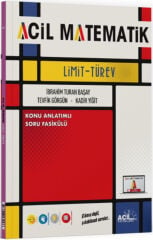 Acil Yayınları Acil Matematik Limit Türev