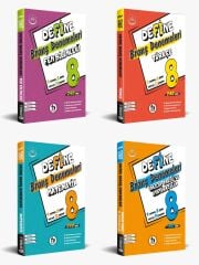 Fi Yayınları 8. Sınıf LGS Define Tüm Dersler Branş Denemeleri 4 lü Set