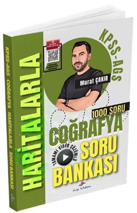Dizgi Kitap 2026 KPSS MEB AGS Haritalarla Coğrafya Soru Bankası