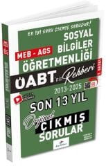 Dizgi Kitap 2026 ÖABT MEB AGS nin Rehberi Sosyal Bilgiler Öğretmenliği Çıkmış Sorular Son 13 Yıl