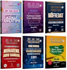 Türkçe ÖABTDEYİZ ÖABT MEB-AGS Türkçe Öğretmenliği Dört Temel Beceri 6 lı Set - Enes Kaan Şahin Türkçe ÖABTDEYİZ