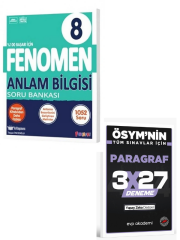 FENOMEN 2027 8 ANLAM BİLGİSİ SORU BANKASI+ EVP Akademi Paragraf