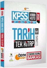 İnformal Yayınları 2026 KPSS Kara Kutu Tarih TEK KİTAP ÖSYM Arşiv Çıkmış Soru Bankası