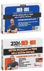 YENİ AGS - Hoca Kafası 2026 MEB-AGS Eğitim Bilimleri ve Türk Milli Eğitim Sistemi Video Ders Notları 2 li Set - Ömer Ekici Hoca Kafası Yayınları