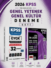 Yargı 2026 KPSS GKGY Lise Ön Lisans 10 Deneme & EVP Akademi KPSS Tüm Dersler 32 Deneme Seti