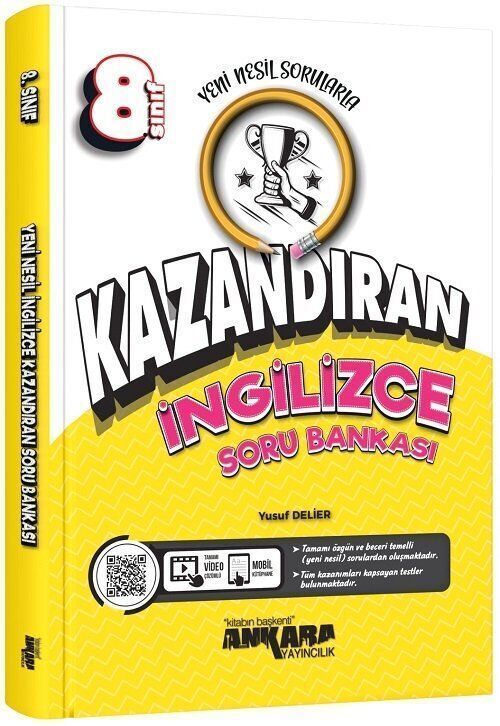 Ankara Yayıncılık 8. Sınıf İngilizce Kazandıran Soru Bankası