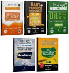 Türkçe ÖABTDEYİZ ÖABT MEB-AGS Türkçe Öğretmenliği Dil Bilgisi ve Dil Bilimi 5 li Set - Enes Kaan Şahin Türkçe ÖABTDEYİZ