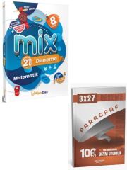 Hiper Zeka 2027 8. Sınıf Matematik Mix 21 Deneme+Anla Kazan Paragraf