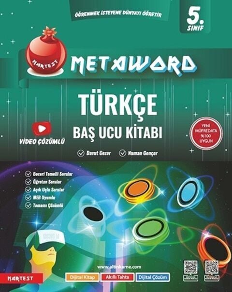 Nartest Yayınları 5. Sınıf Türkçe Metaword Baş Ucu Kitabı