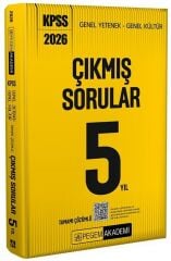 Pegem 2026 KPSS Genel Yetenek Genel Kültür Çıkmış Sorular Son 5 Yıl Çözümlü Pegem Akademi Yayınlar