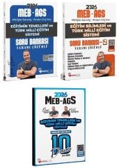 YENİ AGS - Hoca Kafası 2026 MEB-AGS Eğitimin Temelleri + Eğitim Bilimleri ve Türk Milli Eğitim Sistemi Soru Bankası + 10 Deneme 3 lü Set - Ömer Ekici Hoca Kafası Yayınları