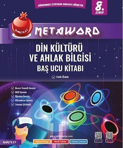 Nartest Yayınları 8. Sınıf Din Kültürü ve Ahlak Bilgisi Metaword Baş Ucu Kitabı