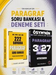 Öğreti Akademi 222 Soruda Paragraf & 3x27 Paragraf Deneme EVP Akademi Seti