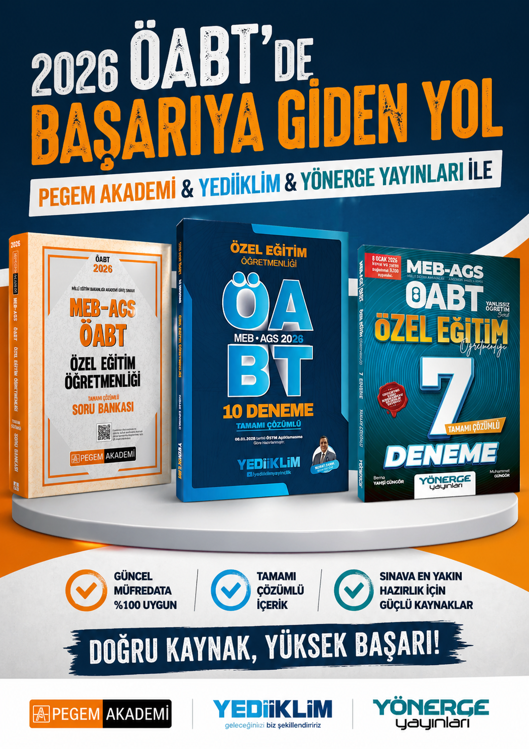 Pegem 2026 MEB AGS ÖABT Özel Eğitim Öğretmenliği Soru Bankası & ÖABT Özel Eğitim Deneme Seti