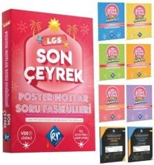 KR Akademi 8. Sınıf LGS Son Çeyrek Poster Notlar Soru Fasikülleri