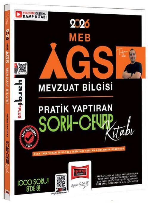 YENİ AGS - Yargı 2026 MEB-AGS Mevzuat Bilgisi Pratik Yaptıran Soru-Cevap Kitabı - Tufan Genç Yargı Yayınları