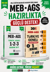 Pegem 2026 MEB AGS Türkiye Geneli 1-2-3 (3'lü Deneme Seti) & Dizgi Kitap MEB AGS Türkiye Geneli 5 Deneme Seti