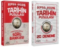 CBA Yayınları 2026 KPSS Tarihin Pusulası Soru Bankası + 20 Deneme 2 li Set - İsmail Adıgüzel CBA Yayınları