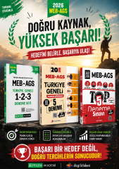 Dizgi Kitap 2026 MEB AGS Türkiye Geneli Deneme & Pegem MEB AGS Türkiye Geneli 3'lü Deneme & Dizgi Kitap MEB AGS TOP 5 Deneme Seti