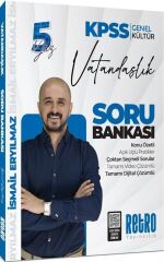 Retro 2026 KPSS Vatandaşlık 5Yüz Soru Bankası Çözümlü - İsmail Eryılmaz Retro Yayıncılık