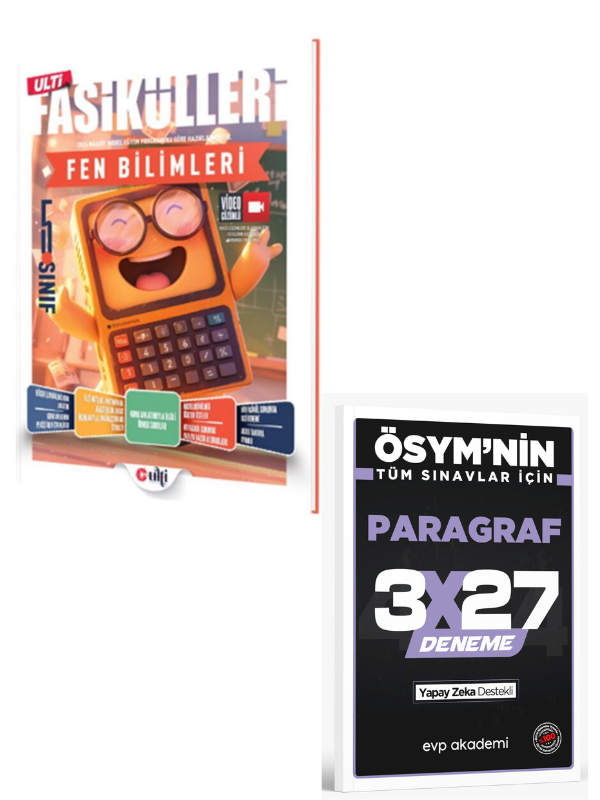 Ulti 2027 5. Sınıf Fen Bilimleri Ulti Fasikülleri+ EVP Akademi Paragraf