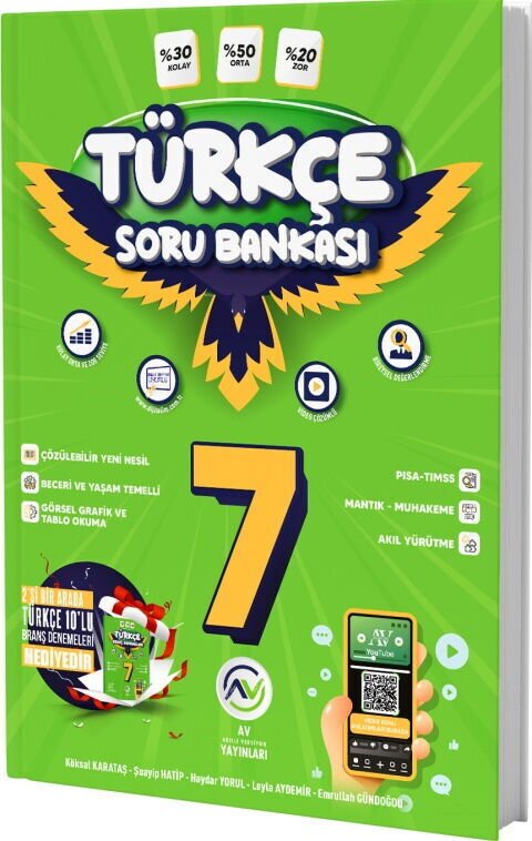 Av Yayınları 7. Sınıf Türkçe Soru Bankası