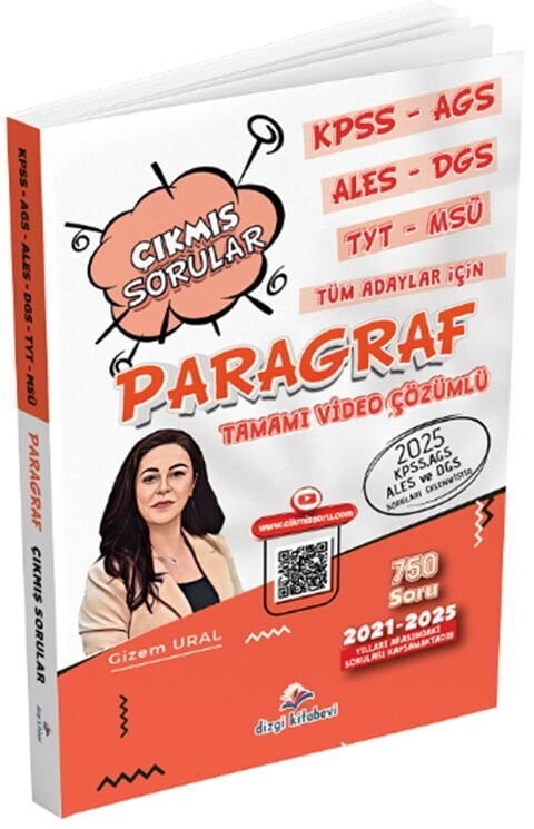 Dizgi Kitap 2026 KPSS MEB AGS ALES DGS TYT MSÜ Paragraf Çıkmış Sorular